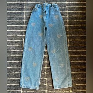 Lola + The Boys Embellished Heart Jeans
